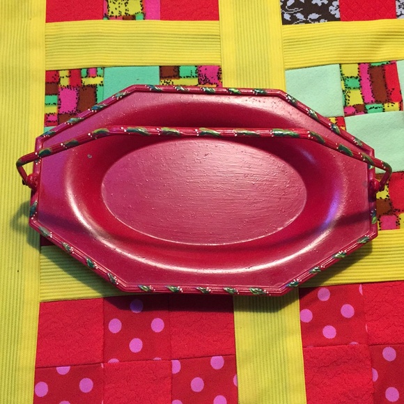 Vintage Other - 😻 3 for $13 Hand Painted Metal Serving Tray